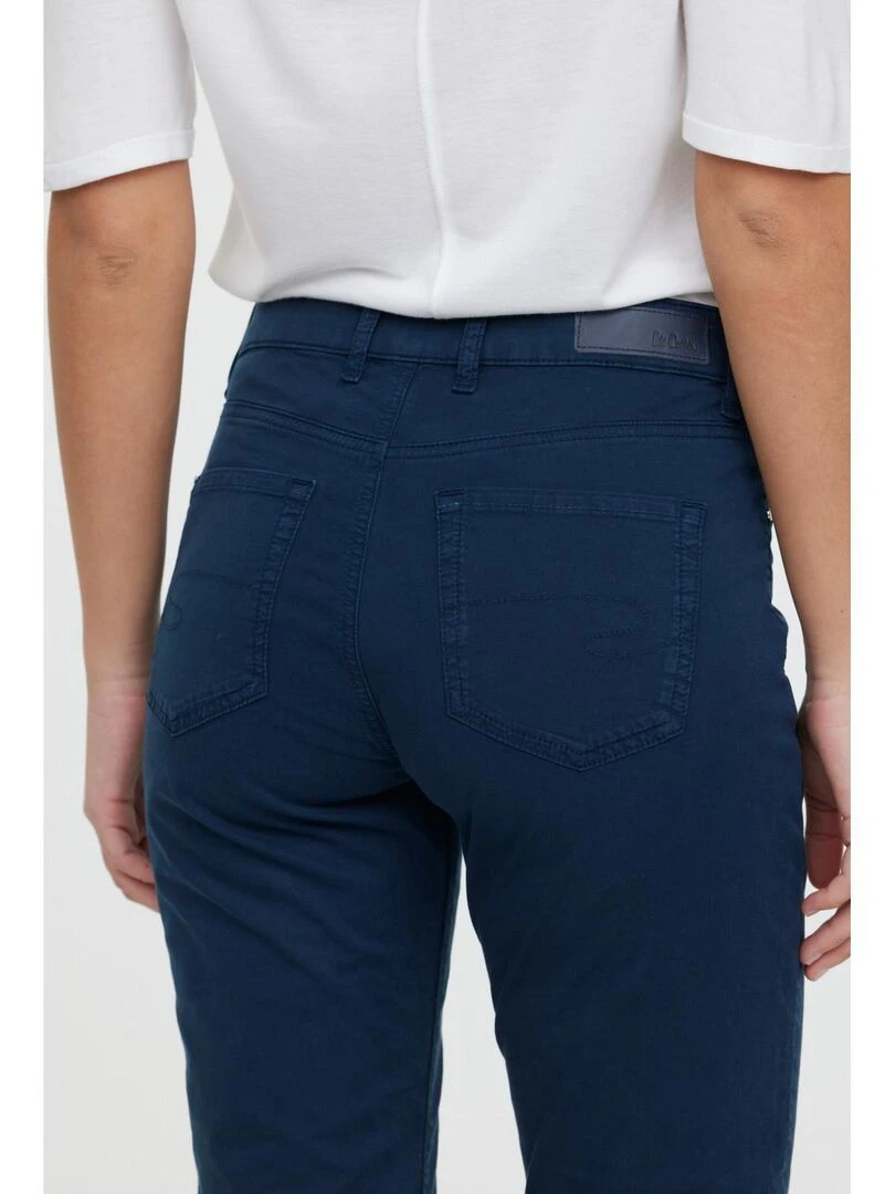 Lee Cooper   Pantalon coton slim LC135   Bleu marine