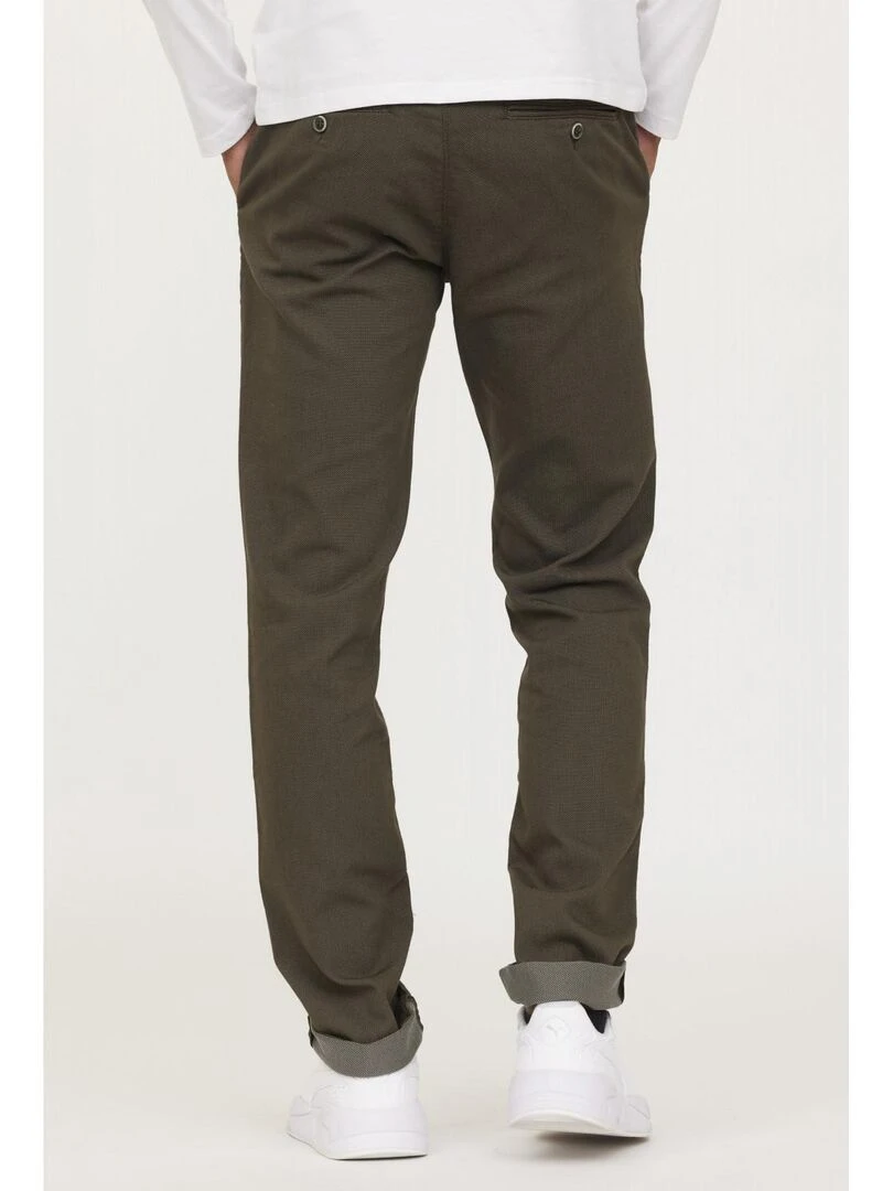 Lee Cooper   Pantalon coton chino straight GALANT   Kaki
