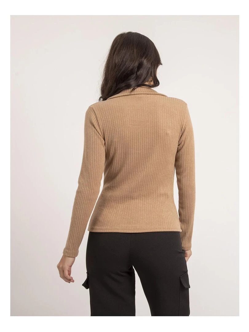 Pull fin KALEDA Beige