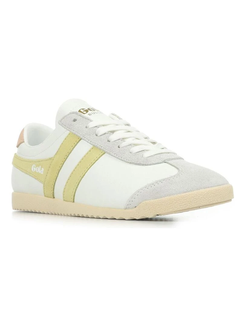 Baskets Gola Bullet Pure Blanc Jaune Gris