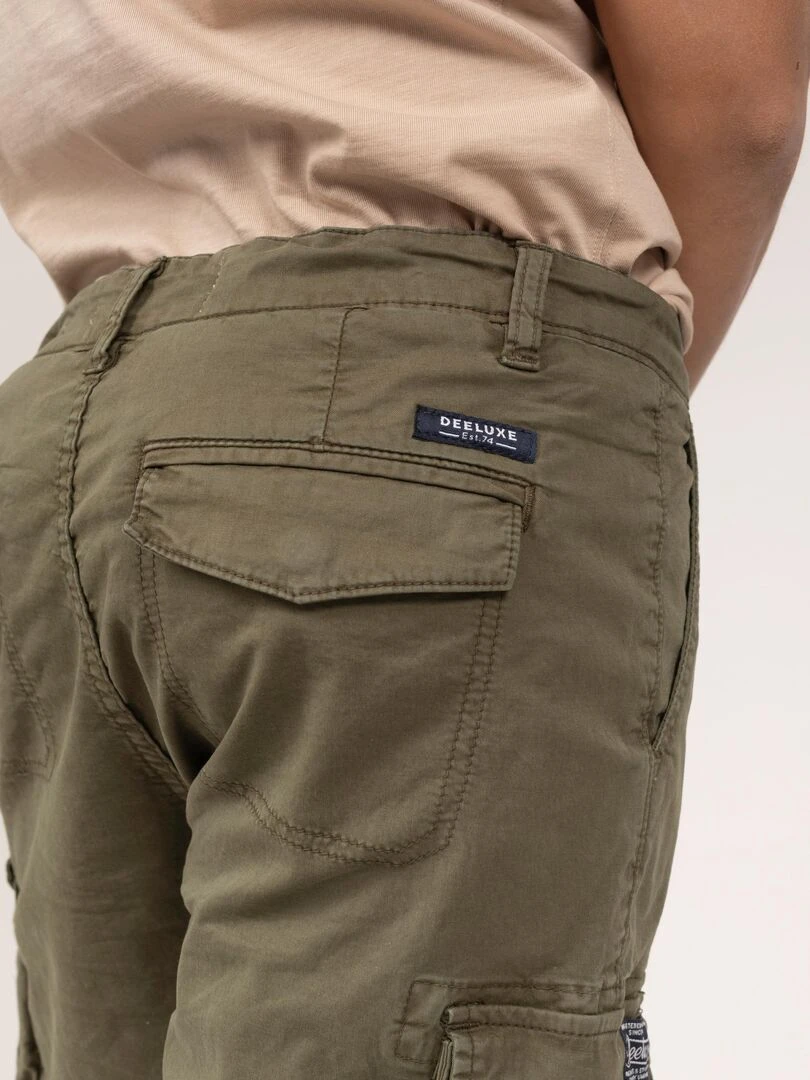 Bermuda à poches cargo pour garçon 'Deeluxe'   gris anthracite