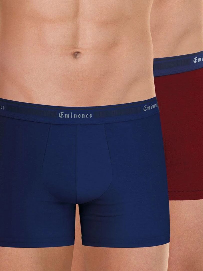 Lot de 2 boxers homme Tailor Bleu marine