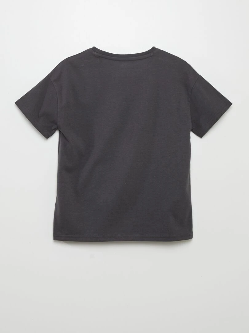 T shirt 'Disney' avec sequins   Noir