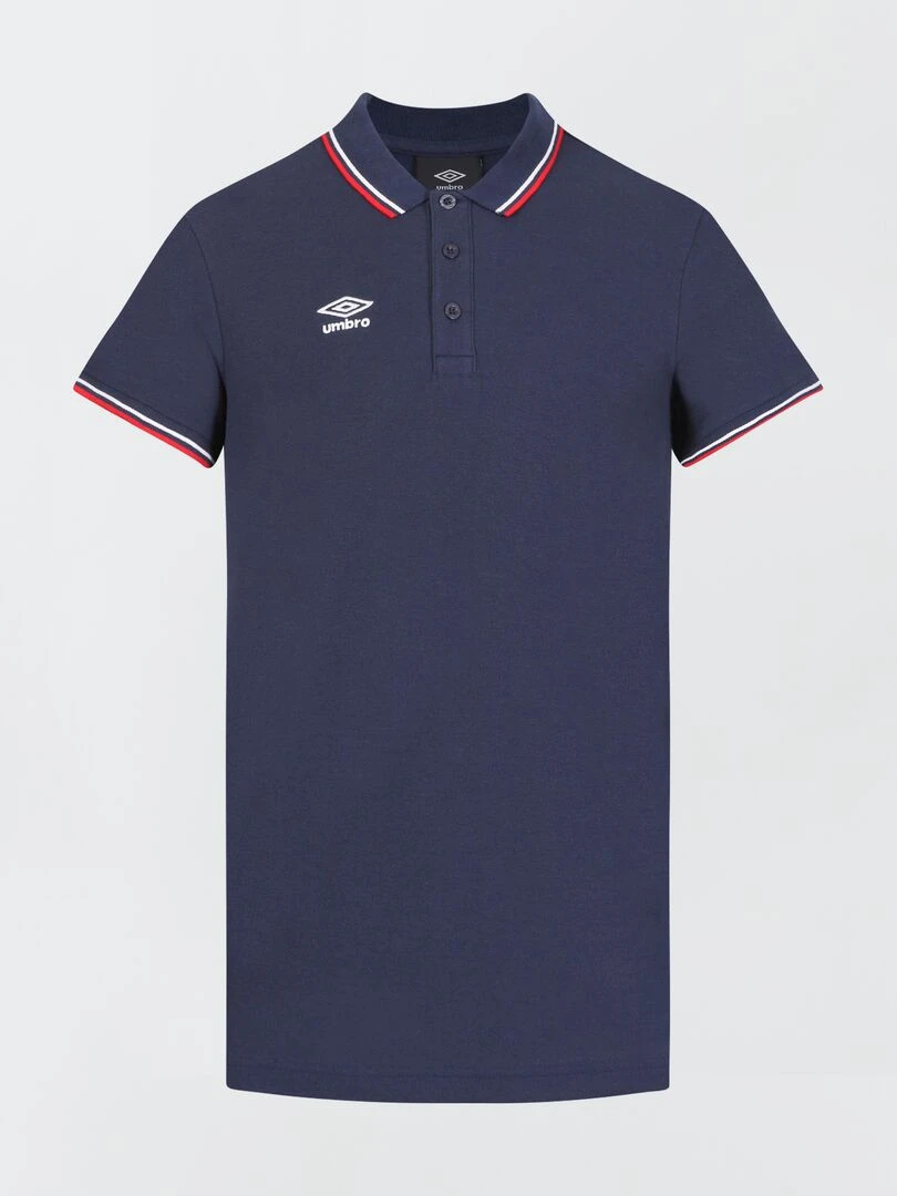 Polo 'Umbro' en piqué de coton Bleu