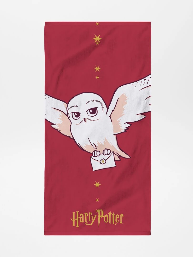 Drap de plage 'Harry Potter' Rouge
