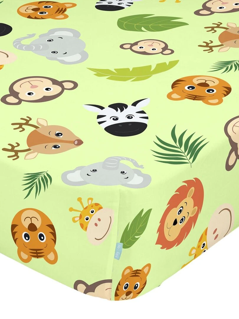 Drap housse Wild "Happyfriday" Multicolore