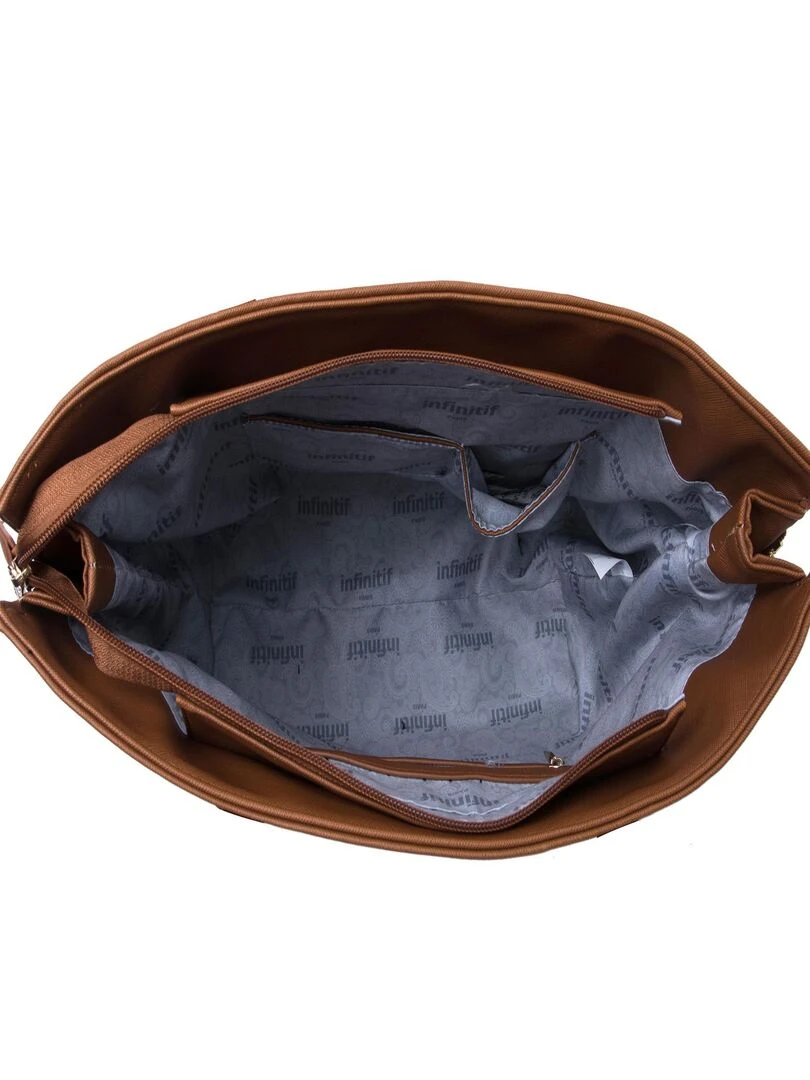 INFINITIF   SAC A MAIN GIRASOL   Marron