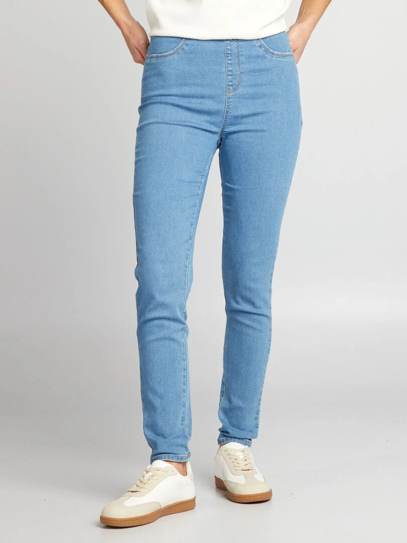 Jegging taille haute stretch   Double stone
