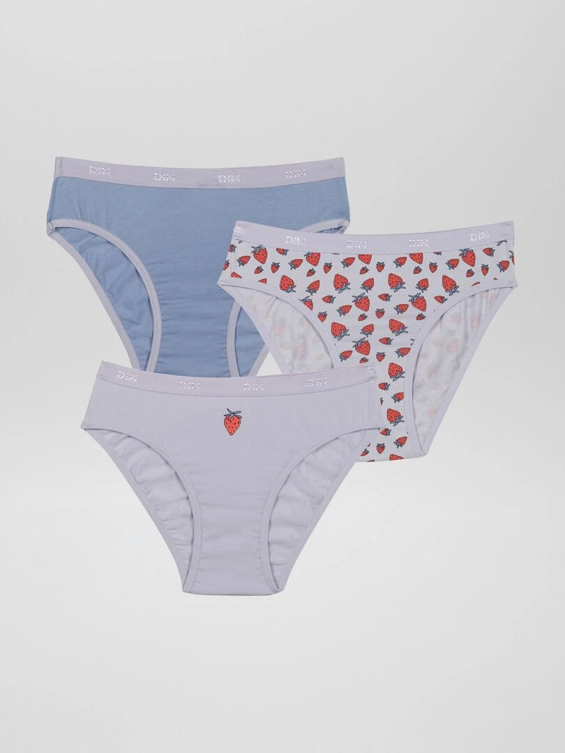 Lot de 3 culottes 'DIM' Violet