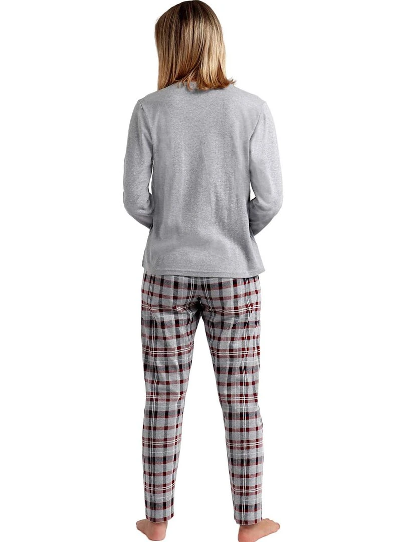 Pyjama pantalon et haut Loulou GoodNight Gris