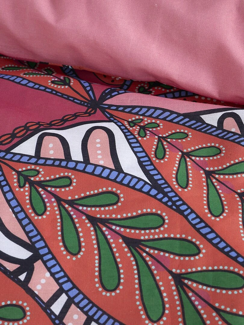 Parure de lit   2 personnes   Rose