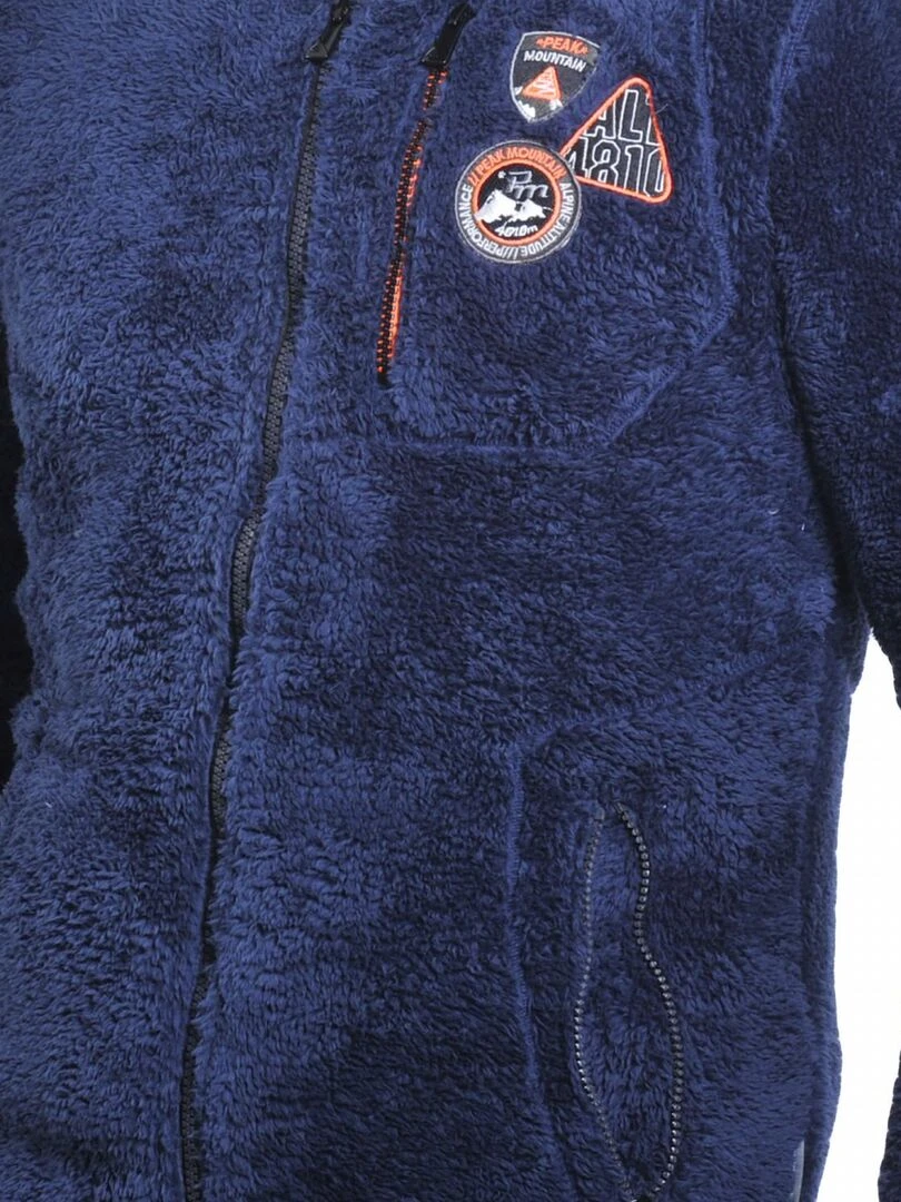 Blouson polaire homme CAVIAN   PEAK MOUNTAIN   Bleu marine