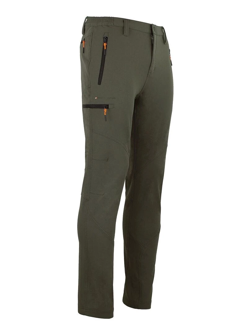 Pantalon de randonnée homme CEBOR   PEAK MOUNTAIN   Kaki