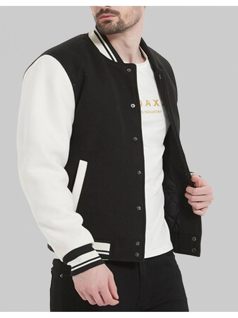 Blouson Teddy Kebello Noir Noir