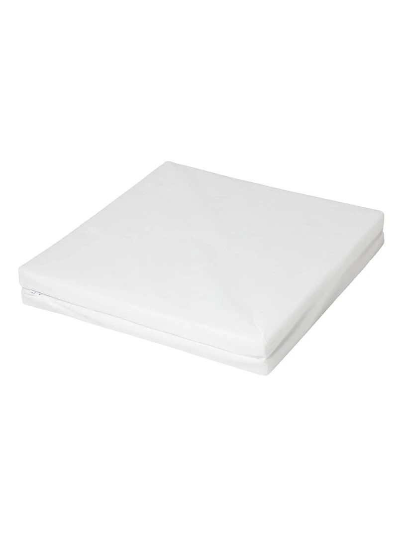 Matelas bébé pliant 24 kg/m3   60x120 cm   Blanc