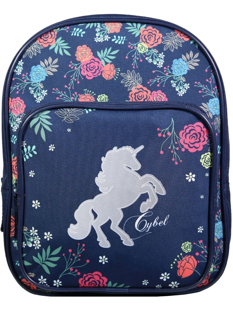 BAGTROTTER Sac à dos 31 cm avec poche maternelle Cybel Cheval Licorne Bleu Bleu