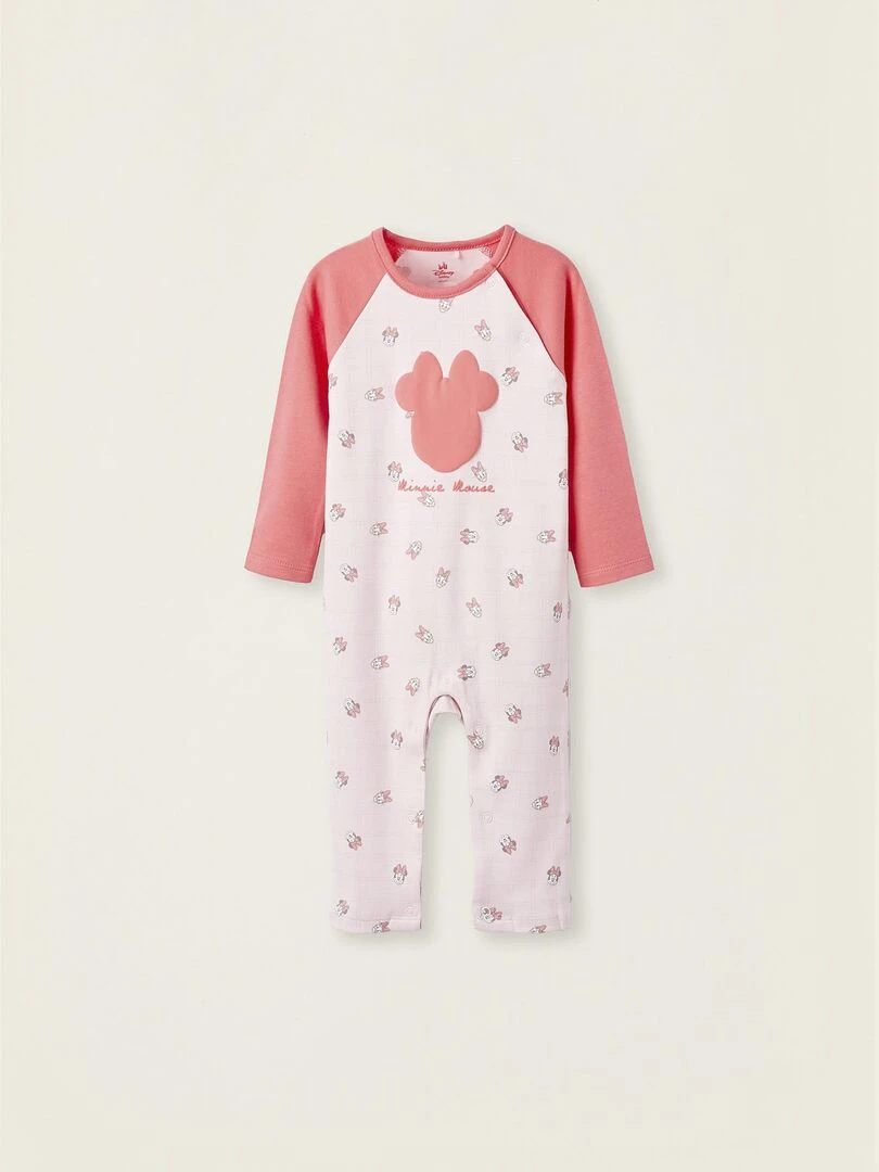 Grenouillère En Coton Pour Nouveau Née 'Minnie & Daisy' DISNEY CLASSICS Rose clair