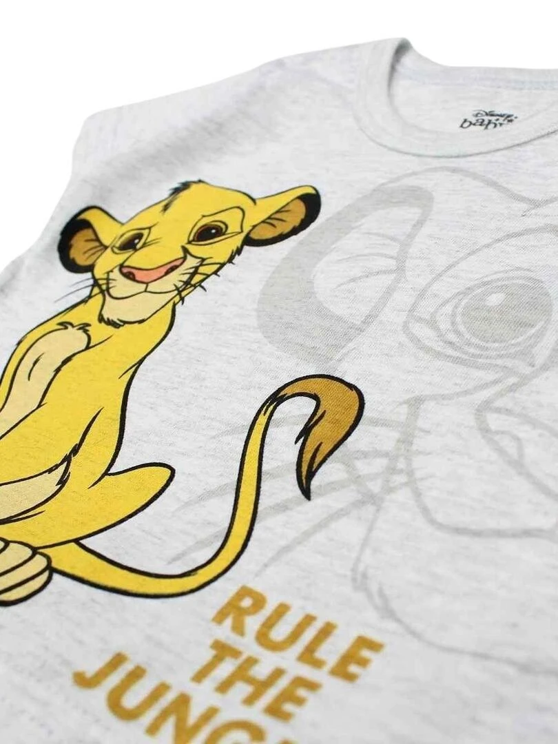 Disney   Ensemble ​​T shirt short bébé garçon Imprimé Le Roi Lion   Vert
