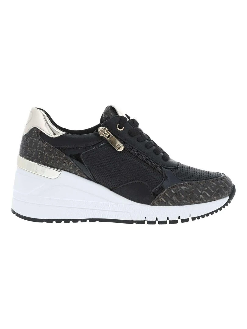 MARCO TOZZI Baskets talon compensé Noir