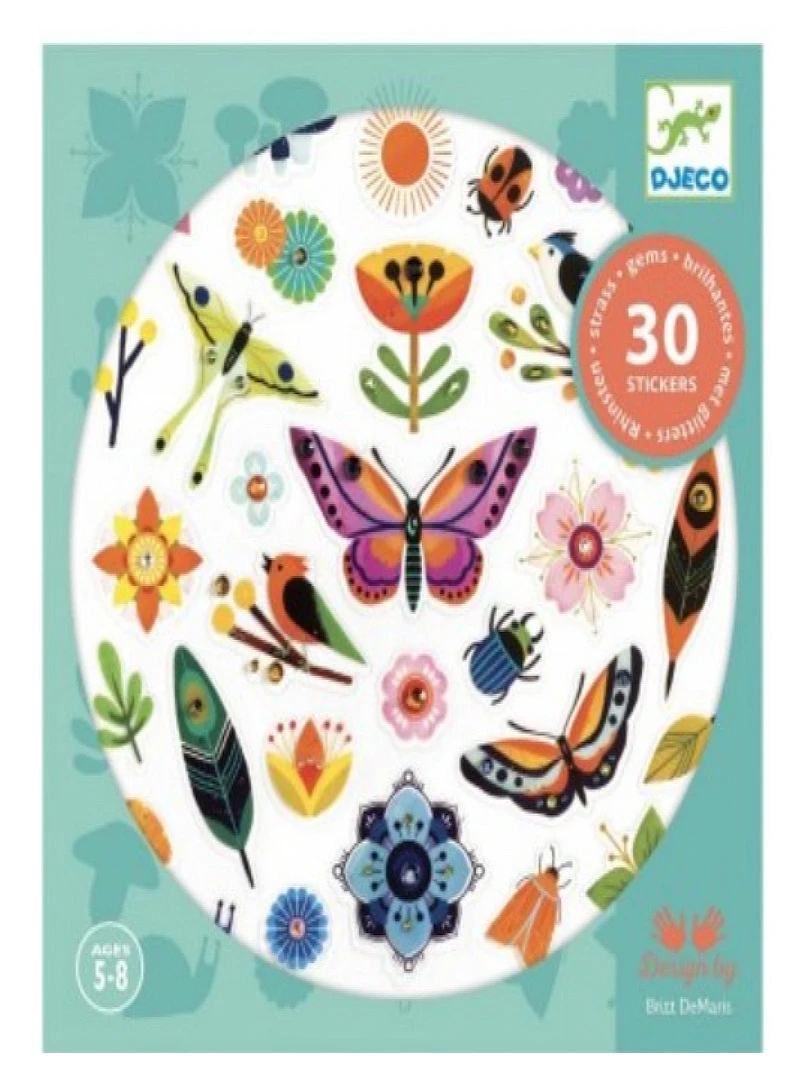 Planche De 30 Stickers Textures Harmony N/A