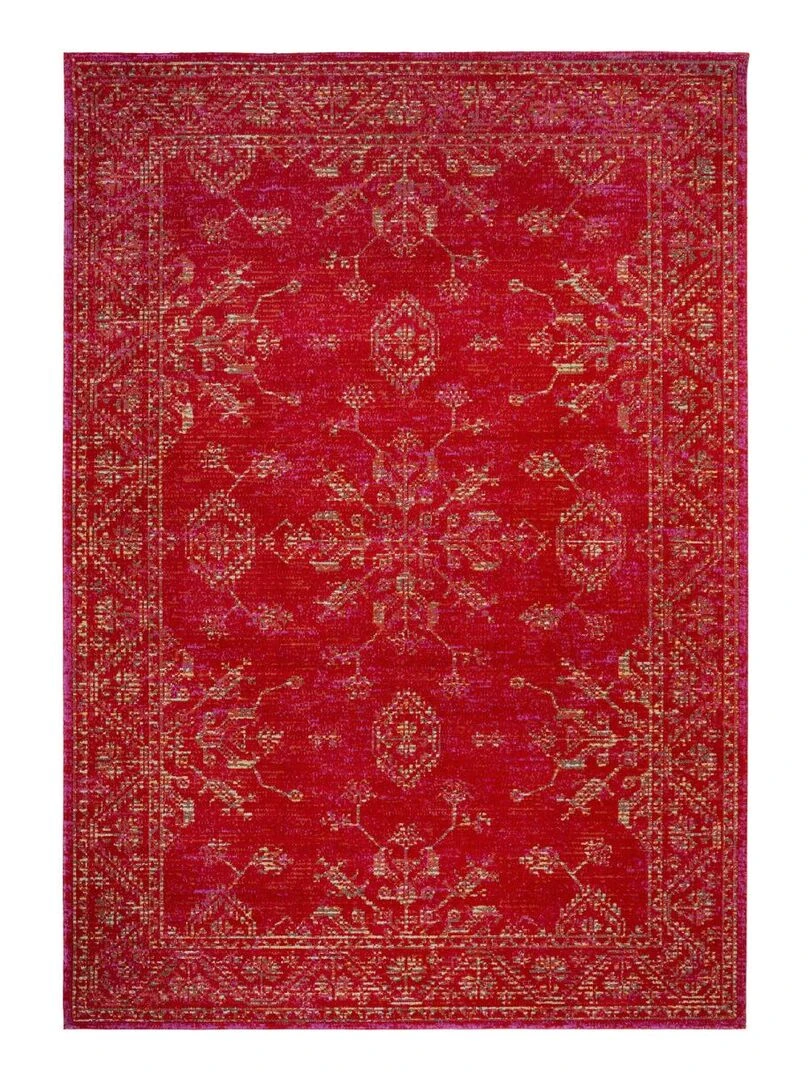 Tapis kilim CLARK 8 tissé Rouge