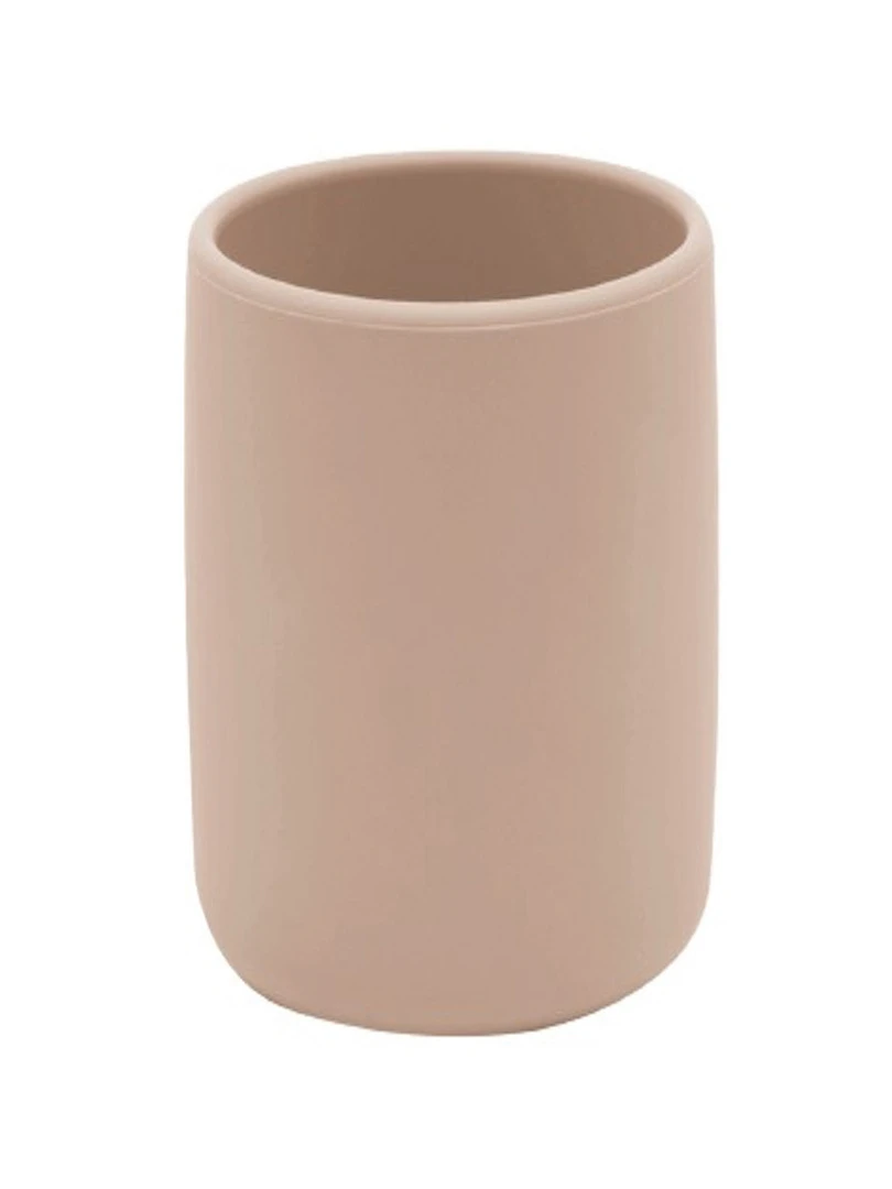 Gobelet Bébé Verre En Silicone Beige
