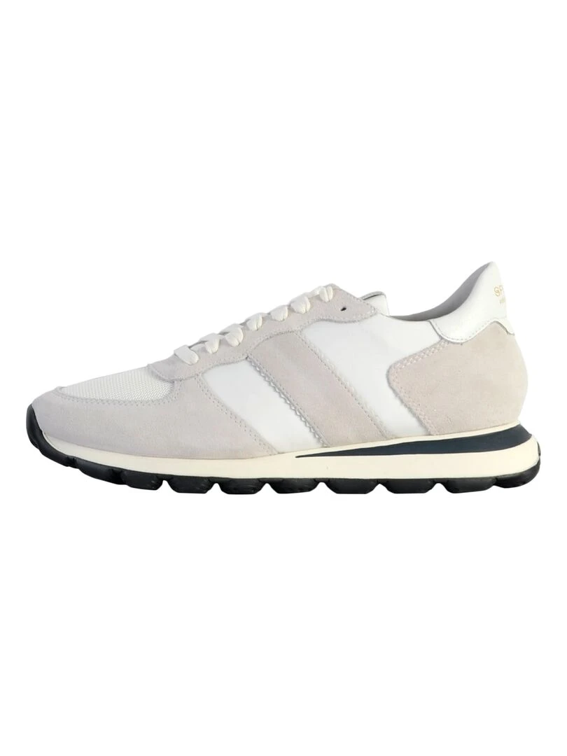 Basket Cuir Geox U Spherica Vseries Blanc