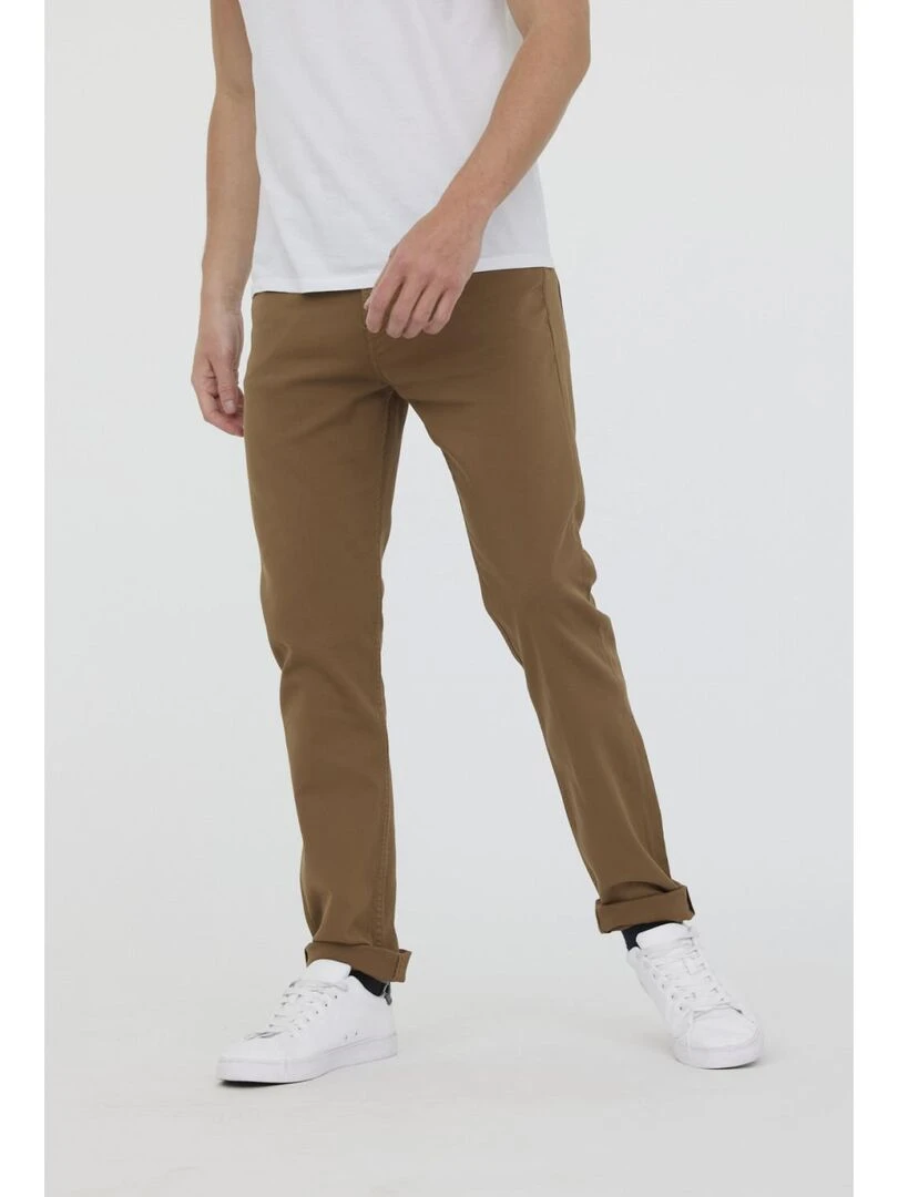 Lee Cooper   Pantalon coton straight LC126ZP 9799   Camel