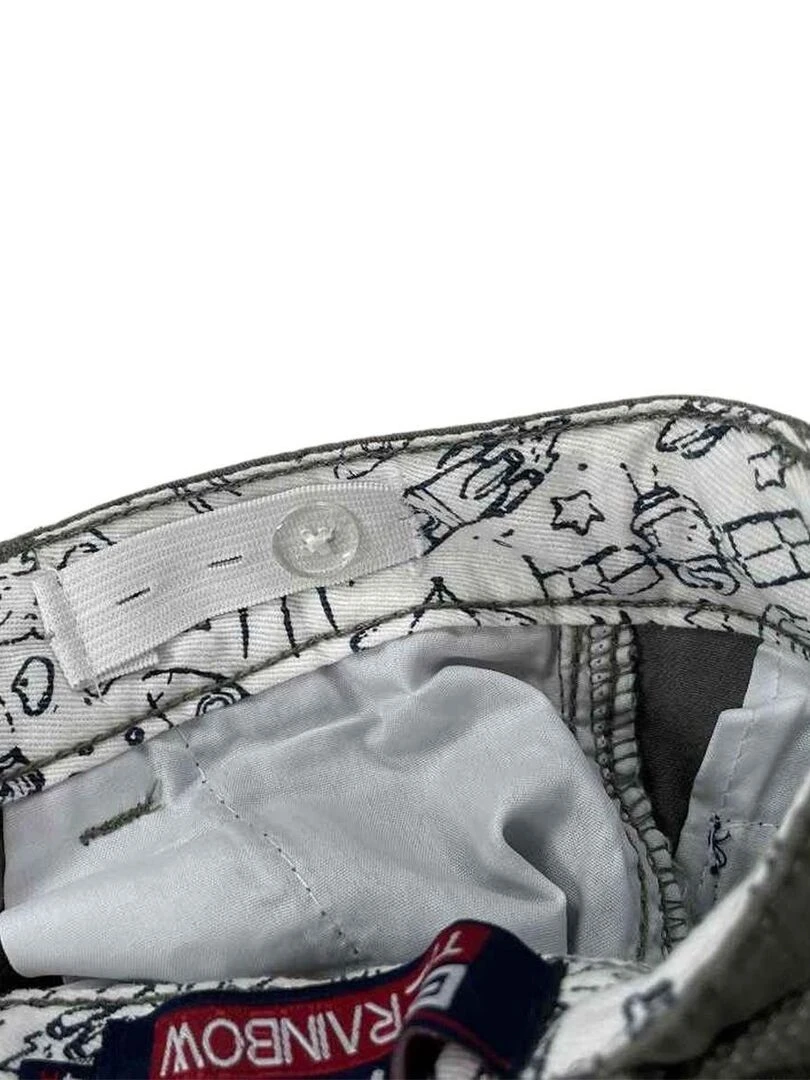 Nasa   Bermuda garçon imprimé logo en coton   Kaki