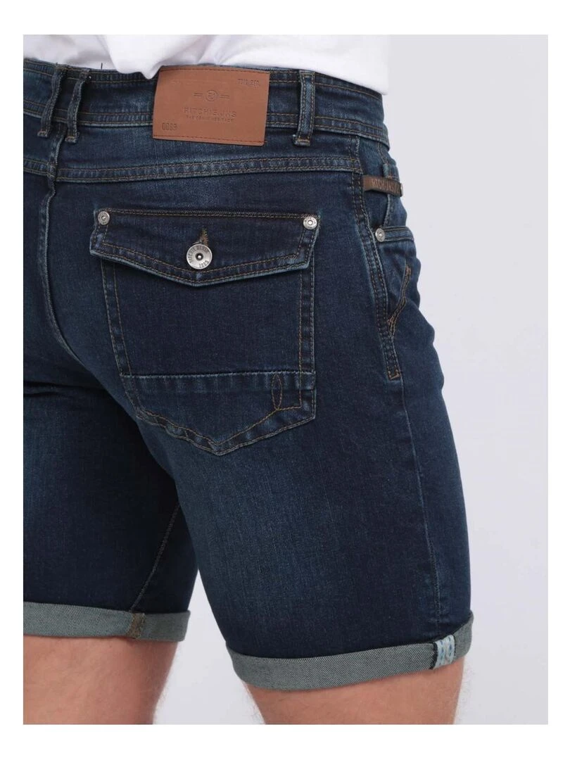 Bermuda en jean slim BLOOMING   Bleu foncé