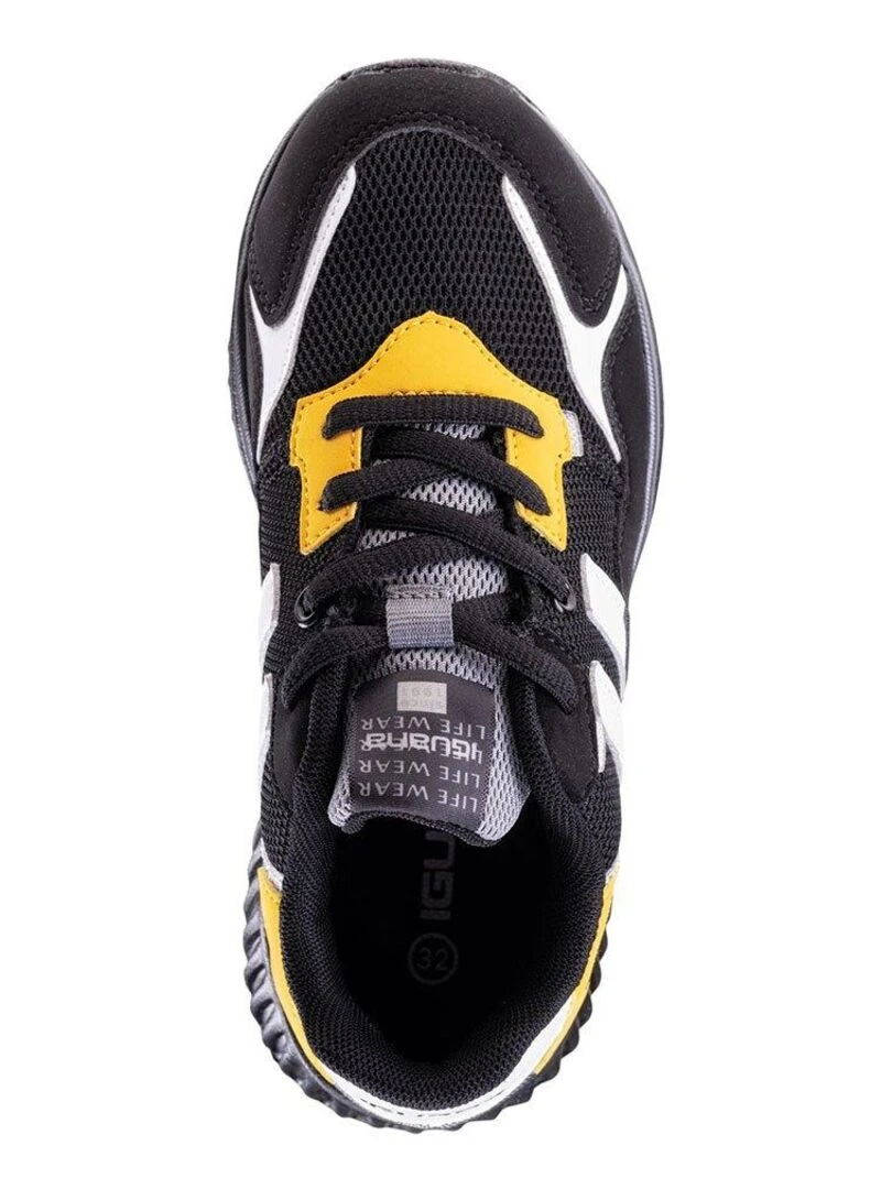 Iguana   Baskets MALDWIN   Noir Gris anthracite