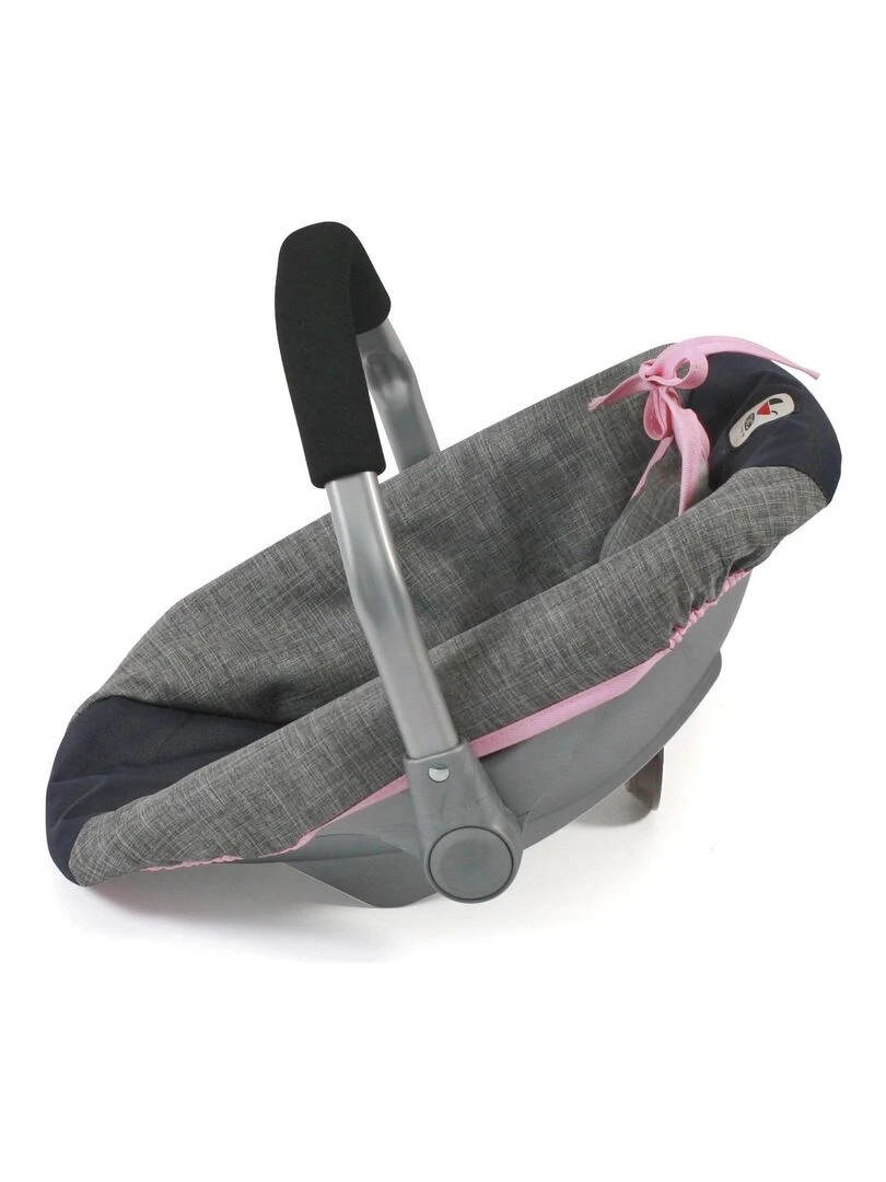 Siège de voiture pour poupées anthracite bleu foncé rose N/A