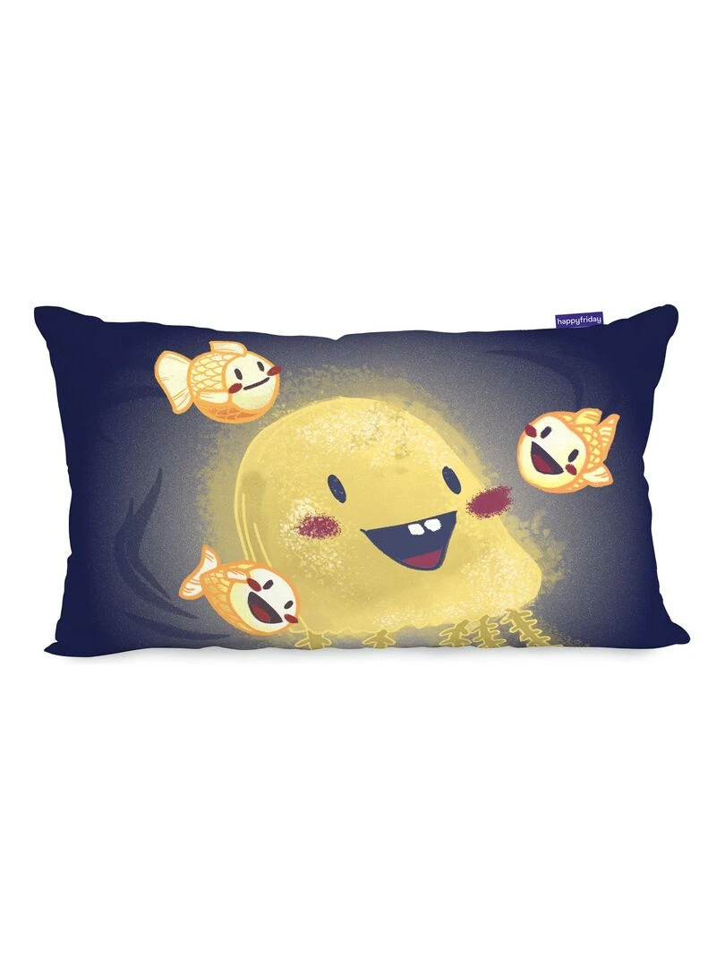 Housse de coussin Happy mermaid "Happyfriday"   Blanc