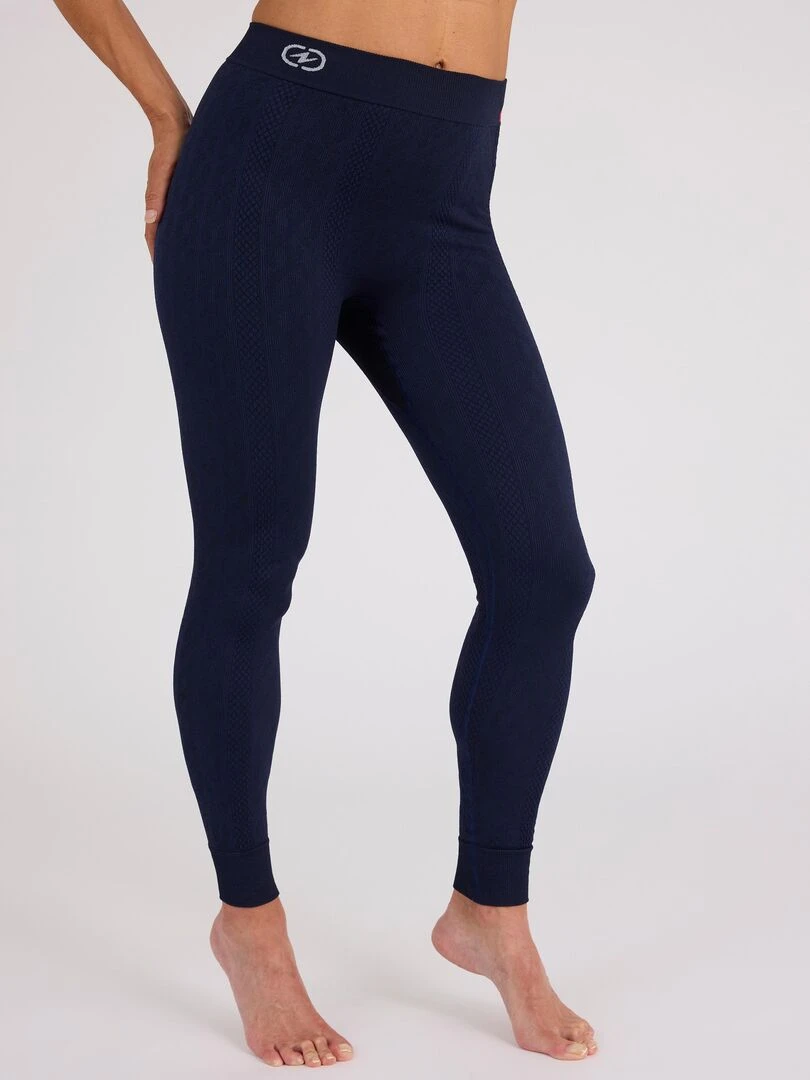 Caleçon torsades Energy Thermolactyl 3 femme DamartSport Bleu