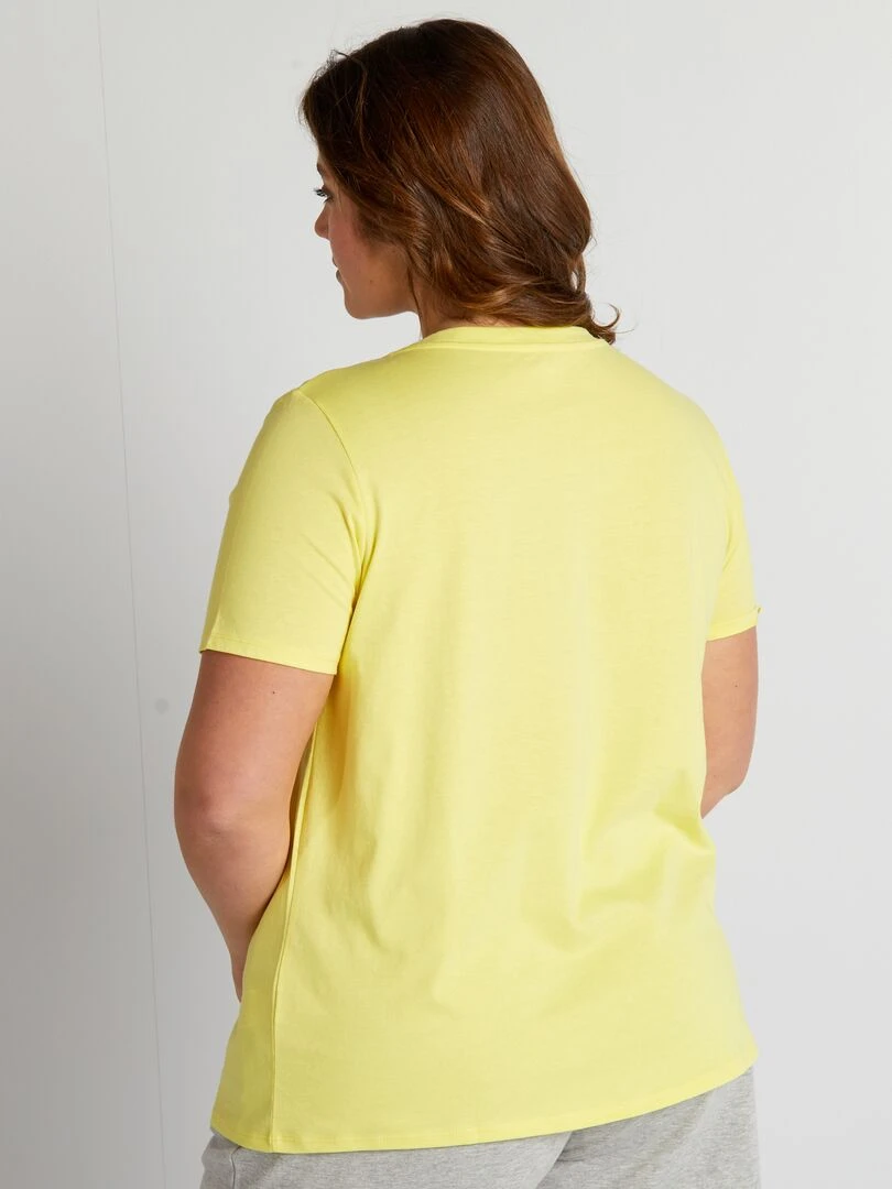 T shirt Uni   Jaune