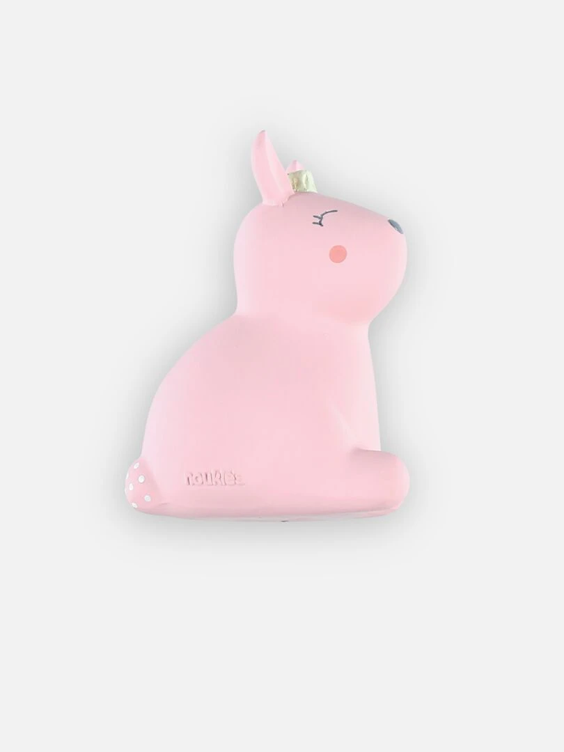 Jouet de bain lapin avec hochet en caoutchouc naturel N/A