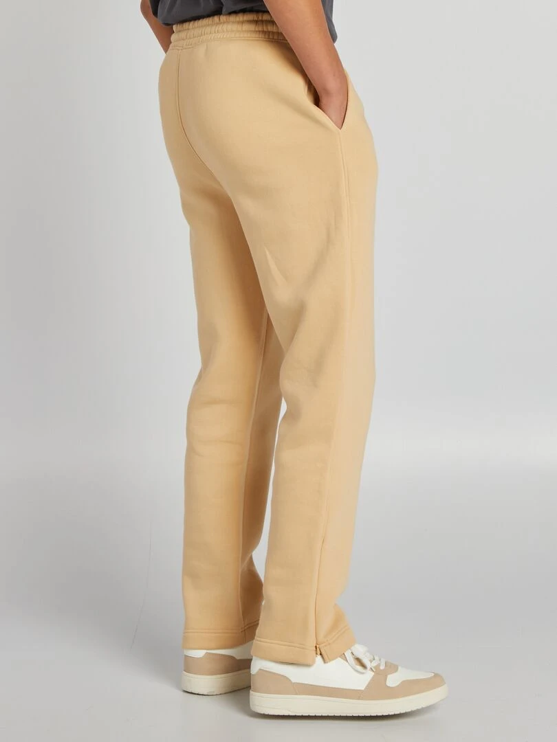 Jogging en molleton   Beige