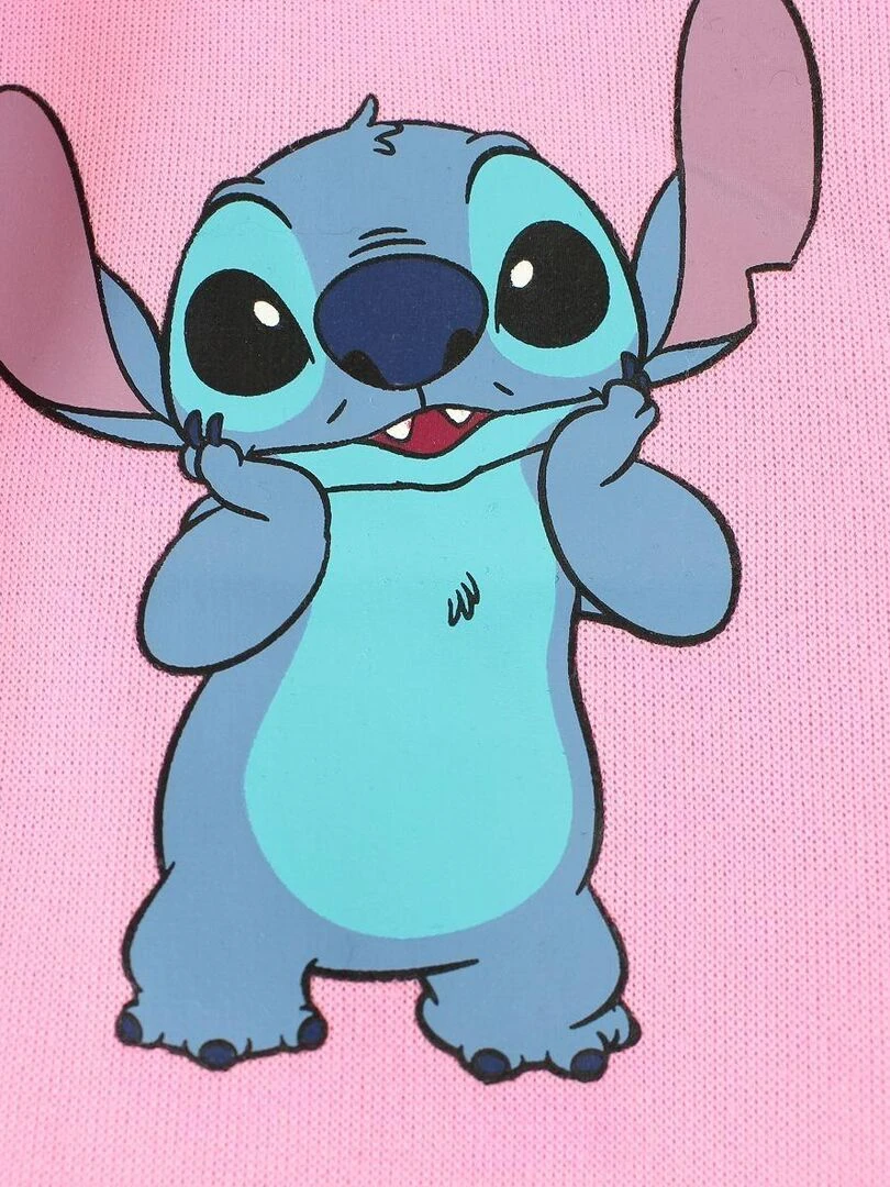 Disney   Pantalon De Jogging fille imprimé Lilo Et Stitch   Rose
