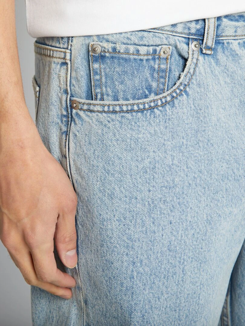 Bermuda à 5 poches   Bleu