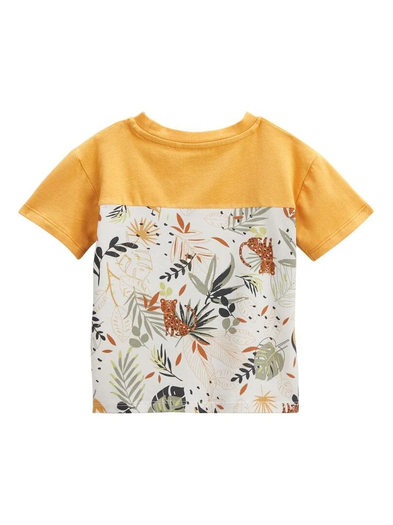 T shirt bébé Wakae Moutarde