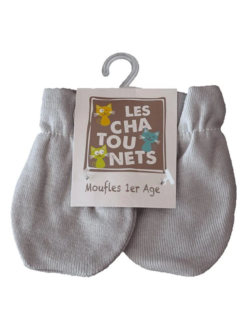 Moufles gris LES CHATOUNETS Gris