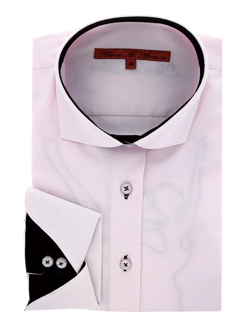 Chemise brodée FEMINITY Rose