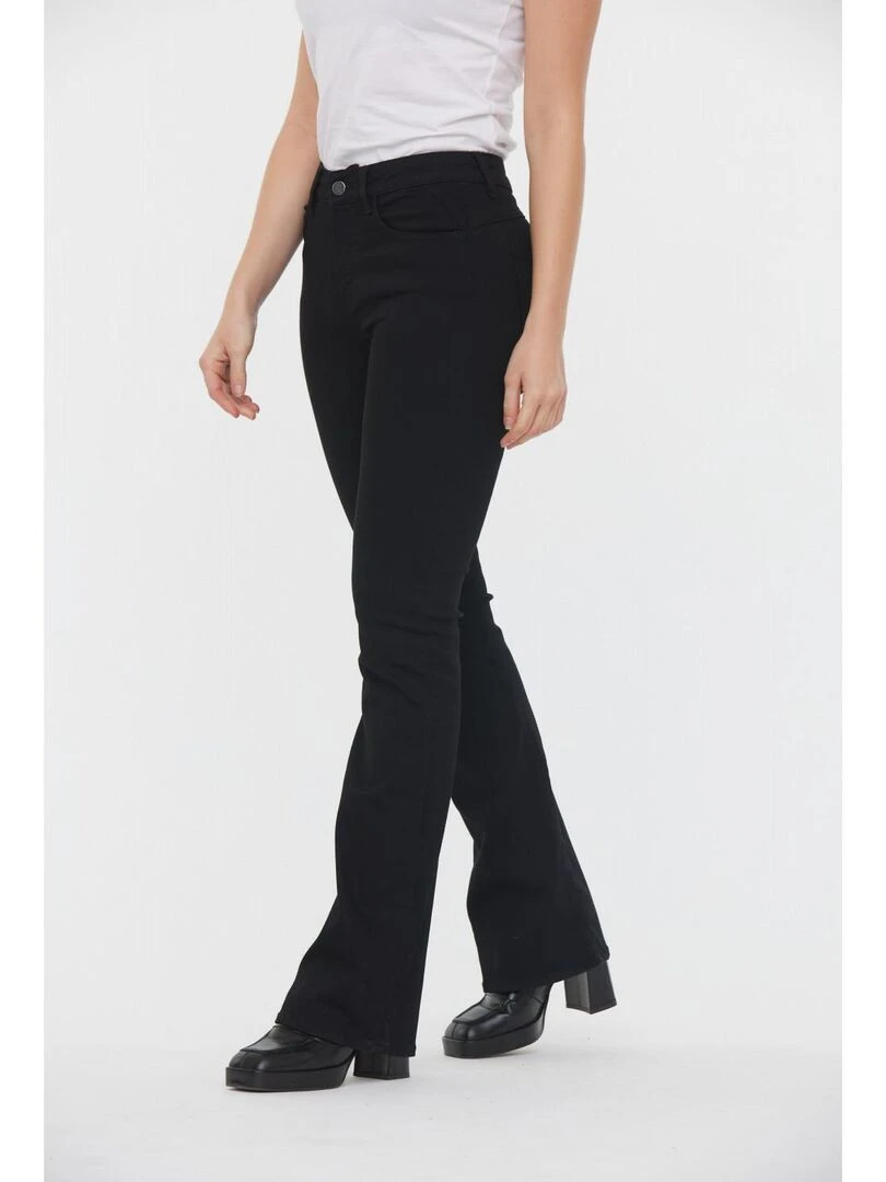 Lee Cooper   Jean coton boot cut JEDEN   Noir