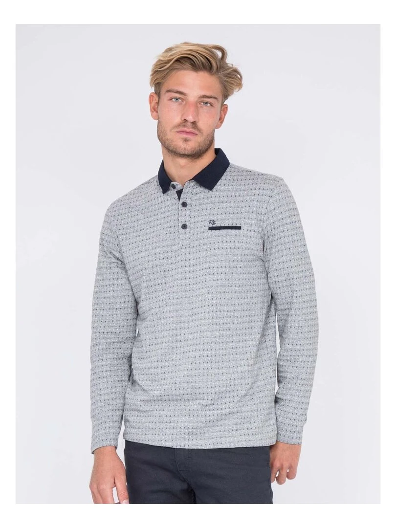 Polo manches longues PAXMAN Gris
