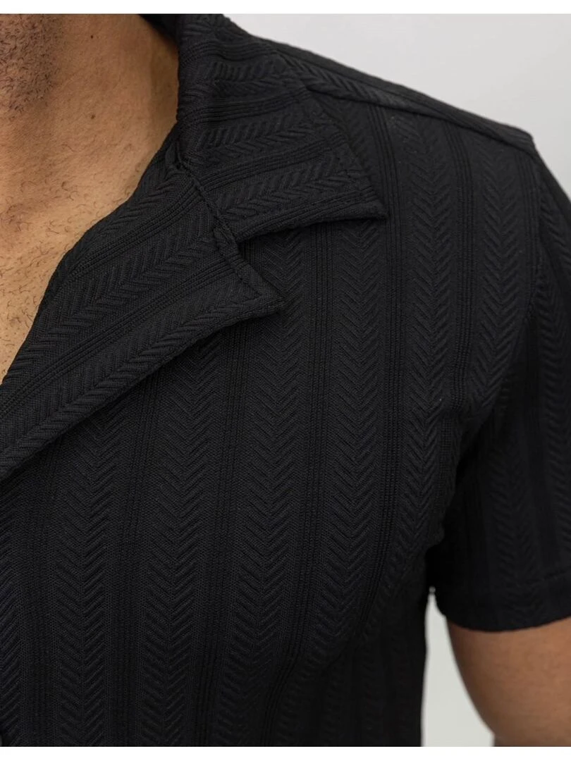 Chemisette Kebello   Noir Noir