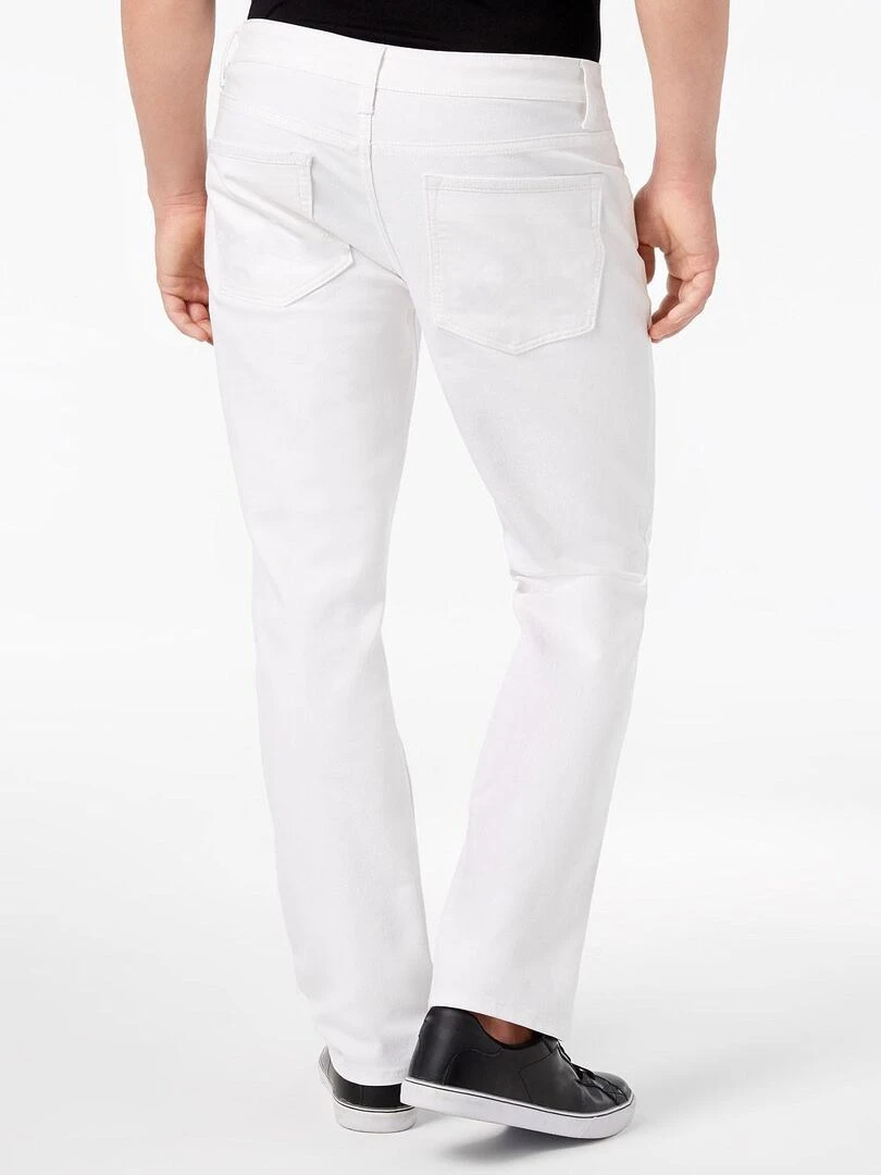 Jeans Slim Fit Kebello Blanc Blanc