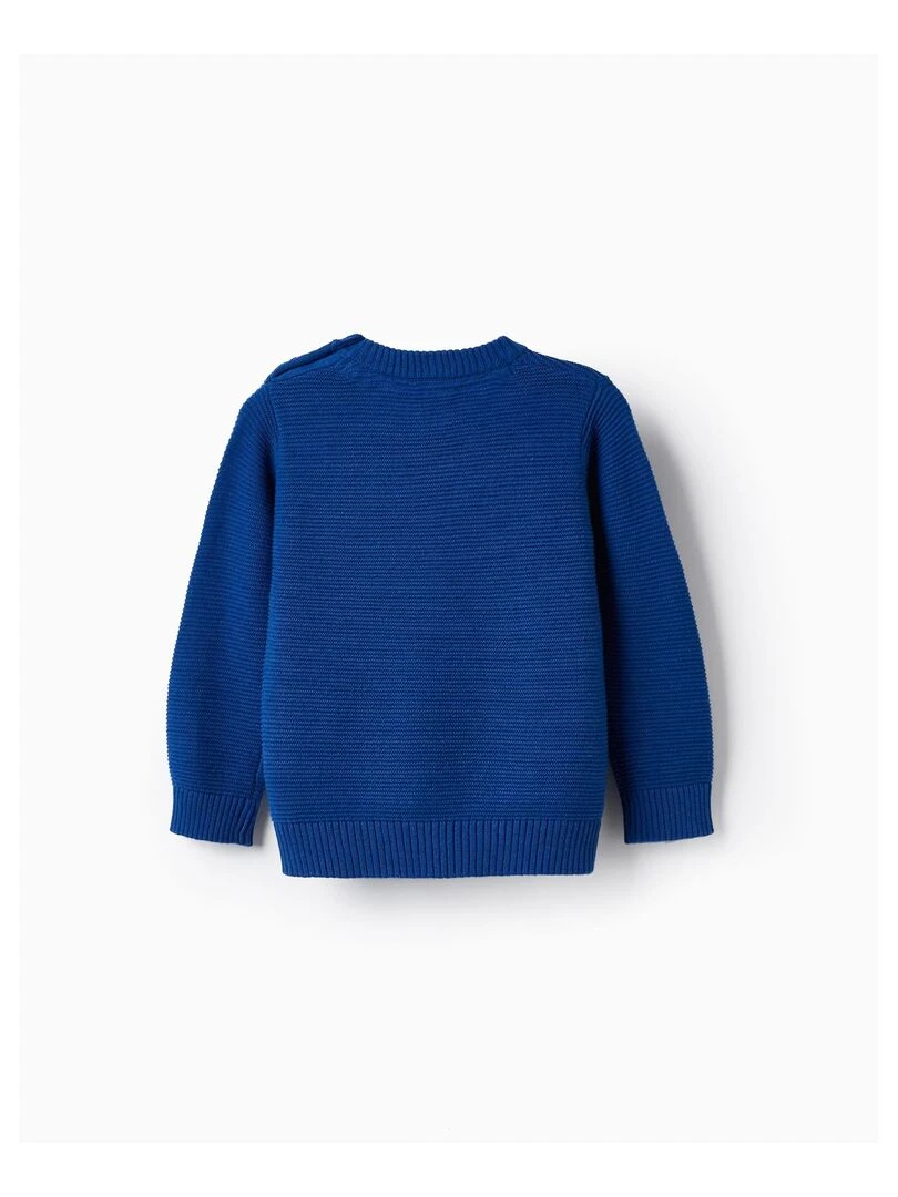 Pull en Maille pour Bébé Garçon ATLANTIC COMPANY Bleu foncé