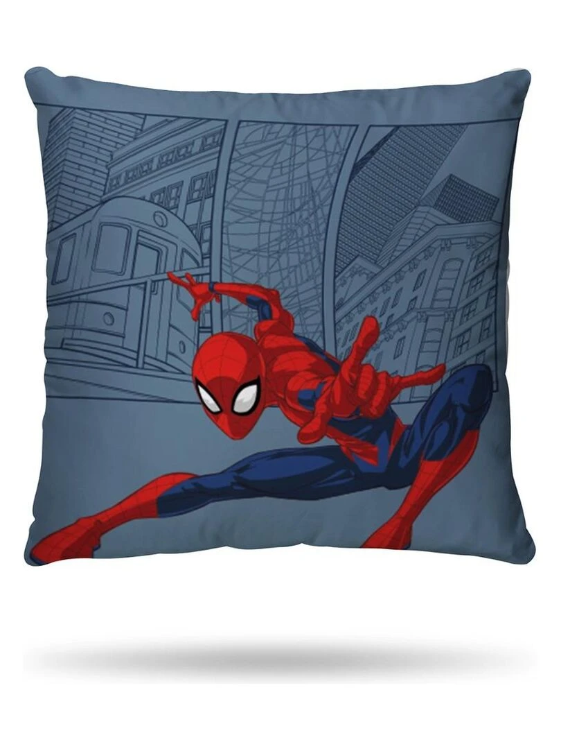 MARVEL   Housse de couette Spiderman 140x200 cm   100% Coton   Bleu   Bleu