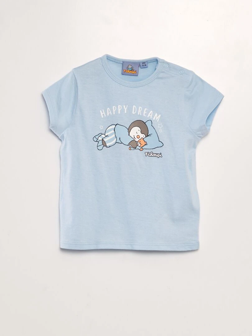 Ensemble de pyjama 'Tchoupi'   2 pièces   Bleu