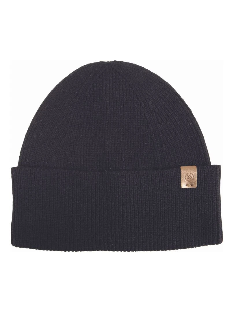 Bonnet Maille Soft Touch Femme Noir Noir